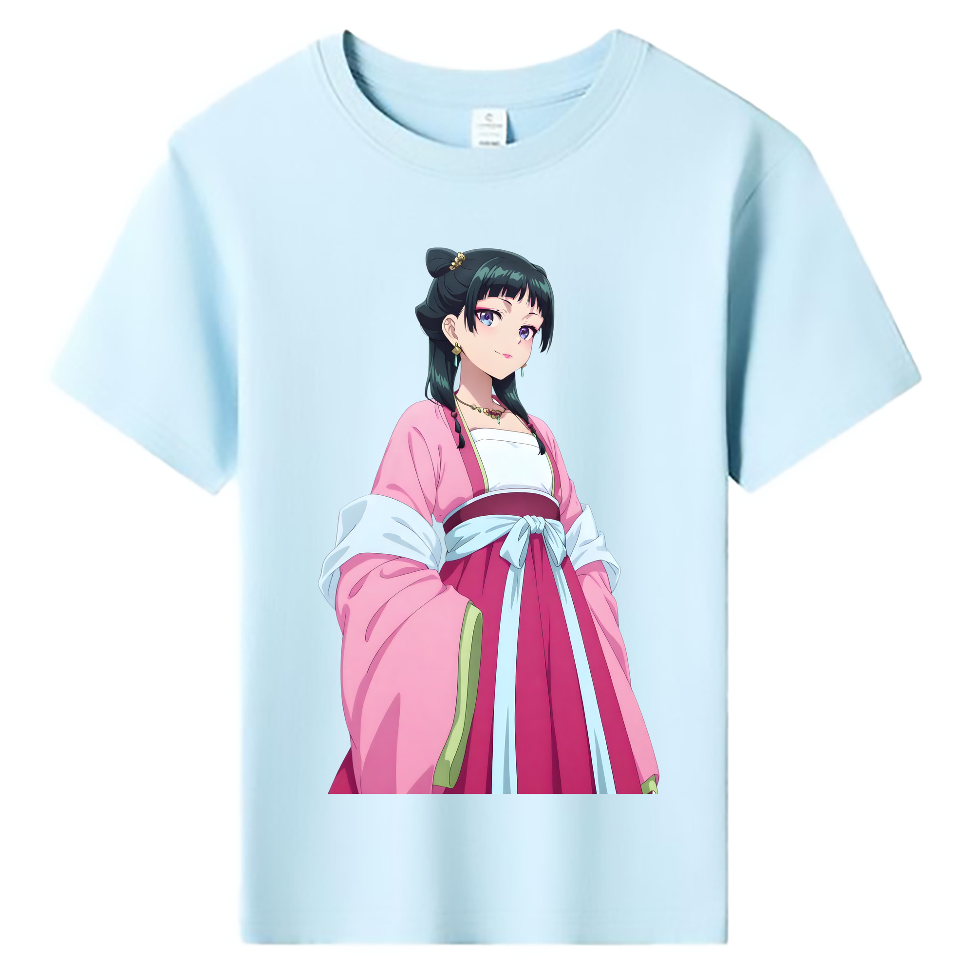 （画像用） 薬屋のひとりごと The Apothecary Diaries 綿100％キッズTシャツ（フロントプリント）